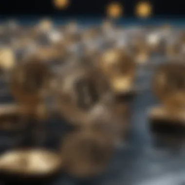 Blockchain and Low-Code Synergy Blockchain technology graphic showcasing integration with low-code