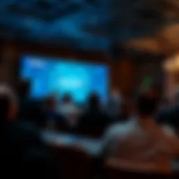 An insightful view of a crypto conference panel discussion