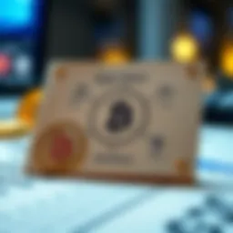 Diagram illustrating the concept of a crypto paper wallet
