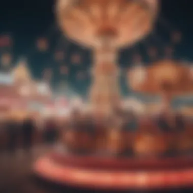 Visual representation of Funfair's blockchain technology