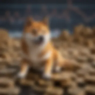 A graph showcasing the rising trends of Shiba Inu Coin in the cryptocurrency market