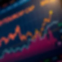 Graph showcasing the fluctuations in cryptocurrency market capitalization.