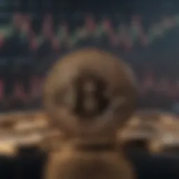 An illustration representing the concept of cryptocurrency exchange-traded funds.