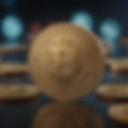 Symbolic representation of virtual coins in a gaming environment