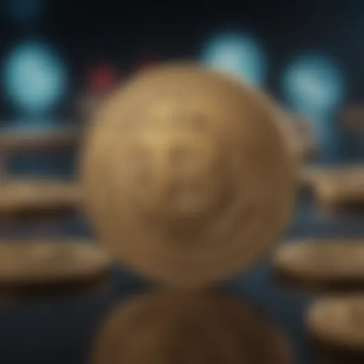 Symbolic representation of virtual coins in a gaming environment